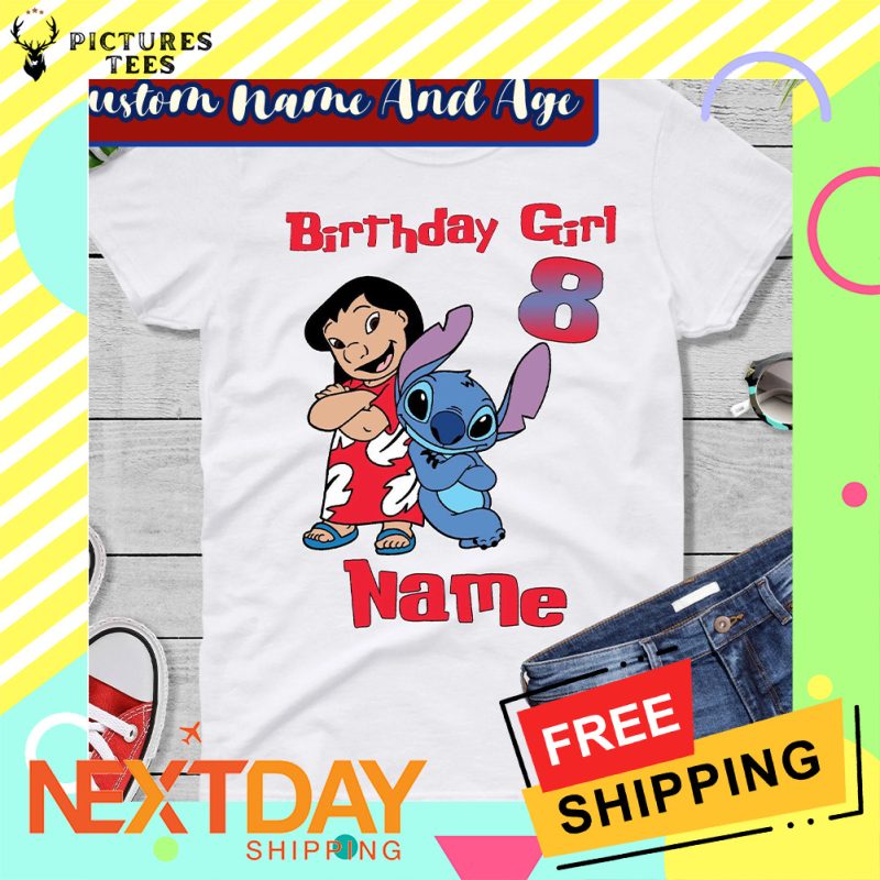 Sitch And Lilo Disney Birthday Shirt