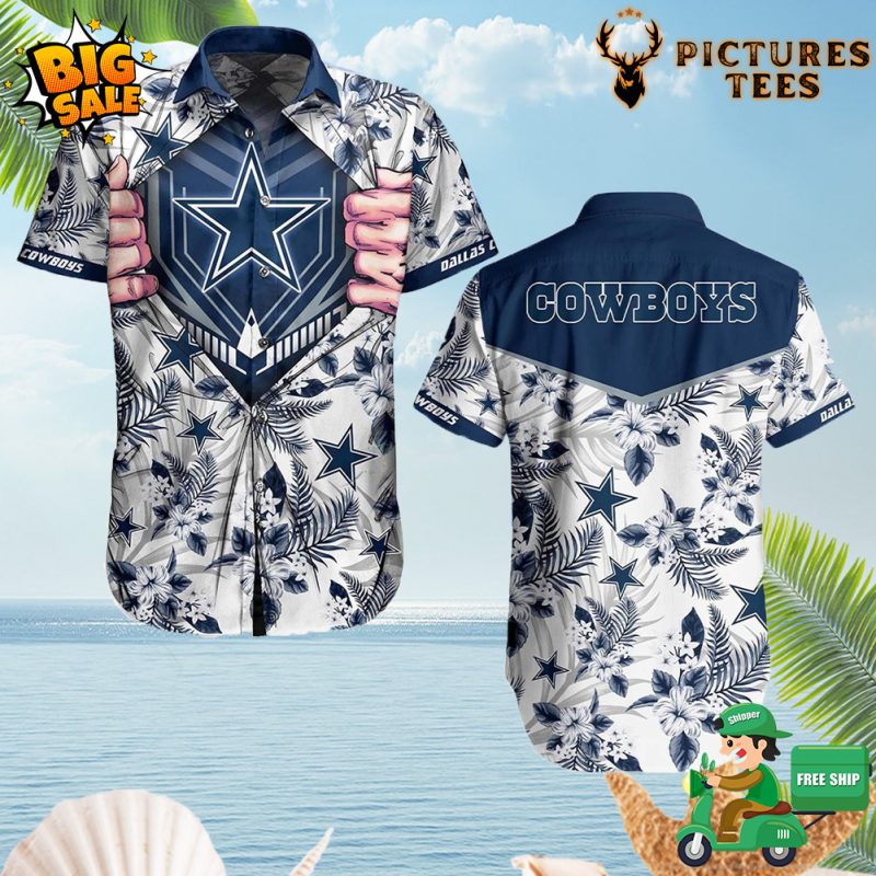 Dallas Cowboys Hawaiian NFL Clothing Summer 3d shirt
