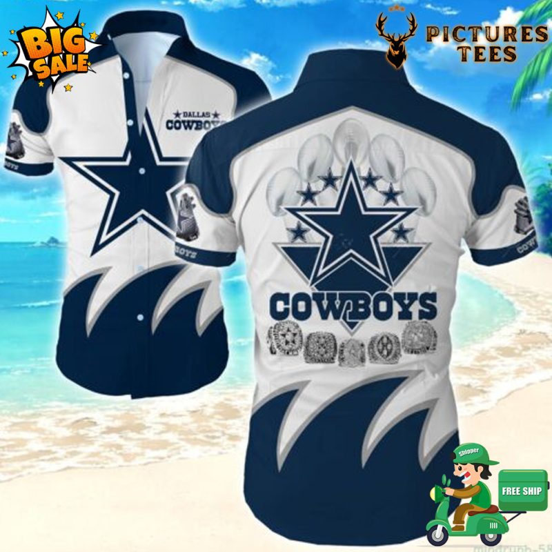 Dallas Cowboys Polo 3d Shirt