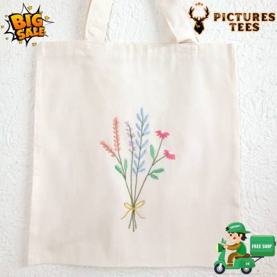 Botanical Mini Floral Tote Bag