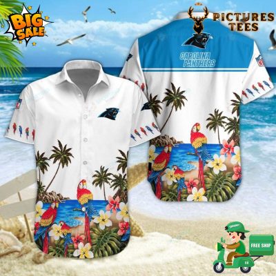Hawaii Parrot Carolina panthers 3d shirt