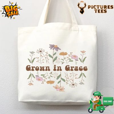 Grown in grace flower shirt