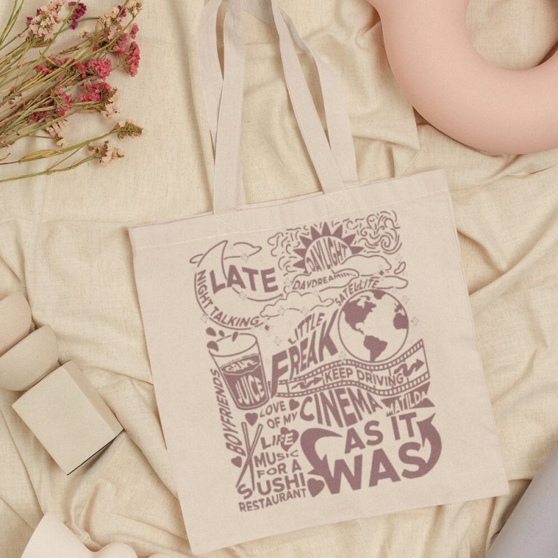 Harry's House Track List Tote Bag Gift For Fans Tote Bag