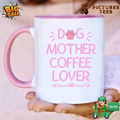 Custom Best Dog Mom Mother's Day Dog Leg Ceramic Mug