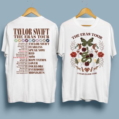 2 Sides T-shirt - Swiftie Full Album The Eras Tour - Limited Edition!!! A Marvellous Time